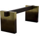 Calvosa Dark Brown / Dark Bronze Dining Table Base